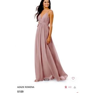 Azazie Rowena bridesmaid dress in Vintage Mauve